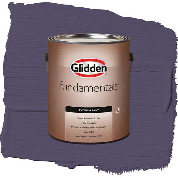 Glidden Fundamentals Magic Spell Flat Exterior Paint and Primer, 1 Gallon