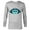 Athletic Heather, variant on Disney and Pixar’s Inside Out 2 Envy Big Face Costume- Long Sleeve T-Shirt for Men - Customized-White