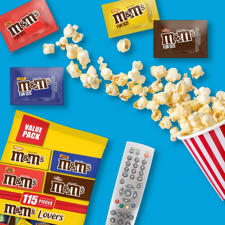 Original M&M's Colorful Fun Size Milk Chocolate Candy Packs