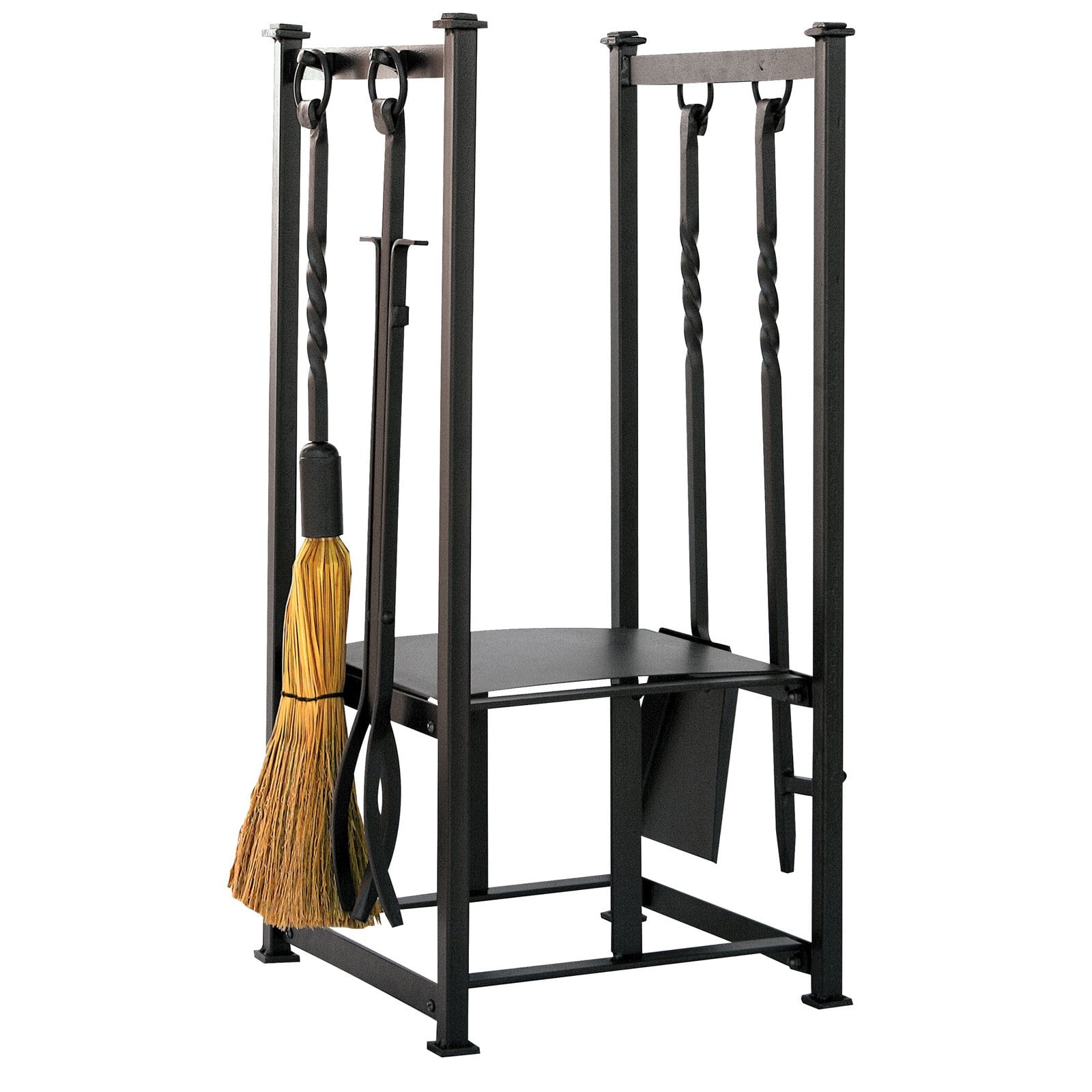 Uniflame Olde World Iron Log Rack with Tools