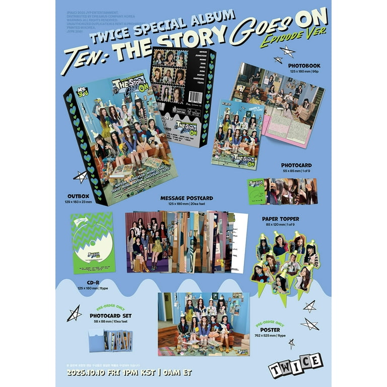 TWICE - [TEN: THE STORY GOES ON] EPISODE Version - Walmart.com
