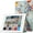 B.Deer Print, variant on DuraSafe Cases iPad PRO 11 Inch 2 3 4 Generation [ PRO 11 2nd 2020 3rd 2021 4th 2022 ] A2377 A2459 A2228 A2068 A2230 A1980 A2013 A1934 A1979 Printed Slim Hard Shell Protective Stand Cover - Color Grid