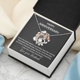 thumbnail image 3 of Make Your Wife Smile By Giving Her This Beautiful Necklace - Forever Love Necklace - White Gold or Yellow Gold - Gift Box, 3 of 5