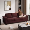 thumbnail image 2 of 90" Sofa Couch, Modern Upholstered Sofa 3 Seater Sofa For Living Room Apartment Office, 2 of 10