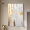 thumbnail image 3 of Glory of Gold Canvas Elegant White and Gold Art by Art Remedy, Silver Frame, 36" x 54", 3 of 7