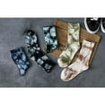 thumbnail image 4 of EnJoCho Adult Fall And Winter New Tie Dye Mid Calf Socks Couple Socks Street Personality Hop Skateboarding Socks Minimalist Women'S Short Socks Contemporary Crew-Length Socks For Women, 4 of 4