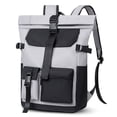 thumbnail image 1 of Mochila de viaje impermeable para hombre de gran capacidad, mochila para ordenador portátil de negocios enrollable, 1 of 8