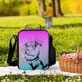 thumbnail image 6 of My Hero Academia Himiko Toga Lunch Tote Bag Reusable Bento Bag Lunch Box Insulated Cooler Bag Adjustable Shoulder Bag, 6 of 8