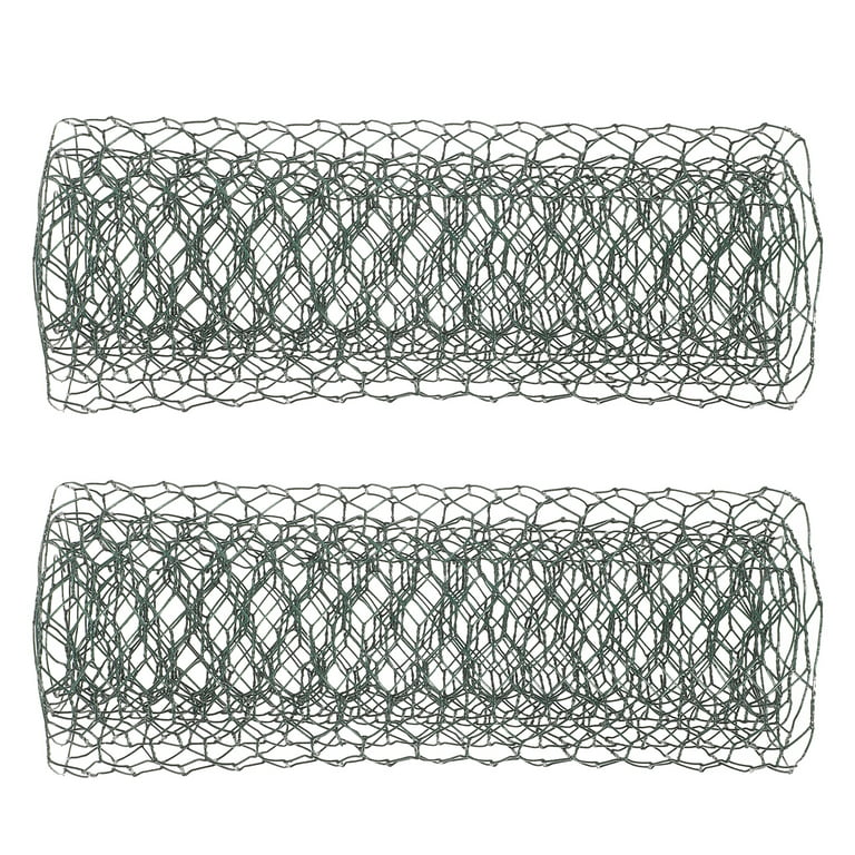 Cabilock 1 roll DIY Barbed Wire Garden Wire mesh Crafting Wire Mesh Poultry  Fence Netting hex Netting Chicken Wire Frame Chicken net Flower Wire