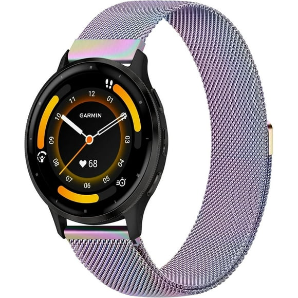 shiyou-Metal Bands for Garmin Vivoactive 4 Watch Band, Garmin Venu 3 / Venu 2 Watch Band Women Men, 22mm Stainless Steel Replacement Strap for Garmin Venu 3, Venu 2, Vivoactive 4, Forerunner 745 / 26