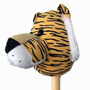 Ponyland Orange Tiger Animal Music Stick W/ Colorful Soft Plush Animal Head, Kids Ages 3+