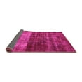 thumbnail image 2 of Ahgly Company Indoor Square Abstract Pink Modern Area Rugs, 4' Square, 2 of 4