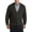 CARBON HTHR GRY, variant on Harbor Bay by DXL Big and Tall Men's V-Neck Cardigan Sweater, Black, 4XL