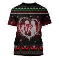 thumbnail image 1 of Camiseta de manga corta con estampado 3d para hombre, camiseta informal de moda con gráficos de ambiente festivo navideño, Top cómodo con cuello redondo Pop, 1 of 4