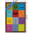 thumbnail image 3 of Netflix Stranger Things - Minimalist Icons Wall Poster, 14.725" x 22.375", Framed, 3 of 3