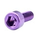 thumbnail image 3 of Paquete de tornillos roscados para portabidones de bicicleta: ligeros y duraderos. Púrpura, 3 of 9