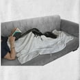 thumbnail image 6 of Guitar Soft Flannel Fleece Blanket, Monochrome Musical Instrument with Strings Acoustic Color Splashes Creative Outlet, Cozy Plush for Indoor and Outdoor Use, 60" x 80", Black White, by Ambesonne, 6 of 6