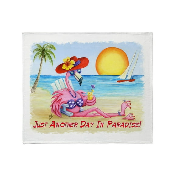 CafePress - Just Another Day In... Throw Blanket - Soft Fleece Throw Blanket, 50"x60" for All Ages