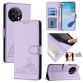 thumbnail image 2 of OnePlus 11 Case ,Cat PU Leather Crossbody Lanyard Strap RFID Magnetic Wallet Compatible with OnePlus 11 Cover, 2 of 5