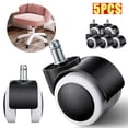 thumbnail image 4 of Elegant Choise 2" Office Chair Casters - Universal Swivel Wheels Replacement Set - Quiet Roll & Floor Safe for Hardwood/Tile, 4 of 10