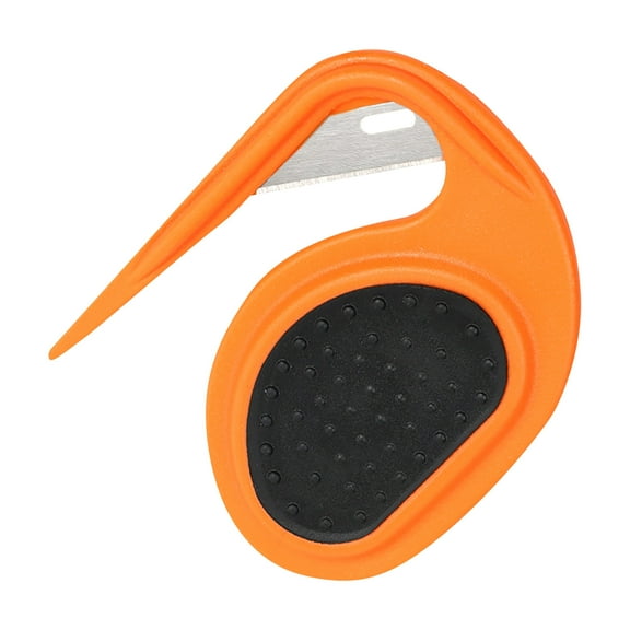 Pet Dematting & Hair Removal Comb – Food-Grade Plastic, Suitable for Dogs/Cats with Matted Long/Curly Hair (Orange)