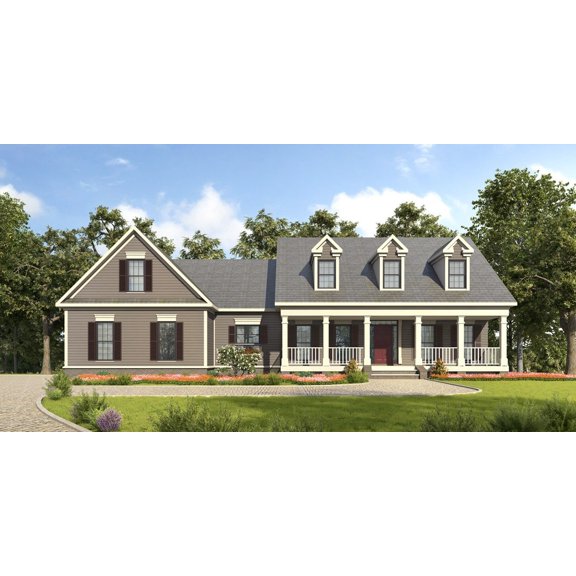 638-2488: Craftsman Traditional 3 Bed, 3 Bath Luxury Home Plan, 2488 Sq Ft: Full Blueprints with License to Build by Home Plan Marketplace - Lesuto