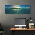 thumbnail image 5 of Luxe Metal Art 'Seychelles - LaDigue from Rocks' by Luxe Portfolio, Metal Wall Art, 48"x16", 5 of 9