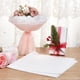 thumbnail image 5 of 20 hojas de papel de regalo coreano de algodón con estampado floral, 56 x 56 cm (22 x 22 pulgadas), colorido, no tejido, impermeable., 5 of 6