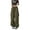 Army Green, variant on Women's Y2K High Waist Cargo Pants Baggy Straight Leg Cargo Pants Multiple Pockets Streetwear Wide Leg Casual Trousers, M-2XL