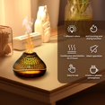 thumbnail image 3 of Bamboohart Volcano Diffuser 7 Colour Lights Flame Essential Oil Diffusers 160ml Capacity Flame Aroma Diffuser Quiet Aromatherapy Diffuser Waterless Auto Off for Home Office, 3 of 8