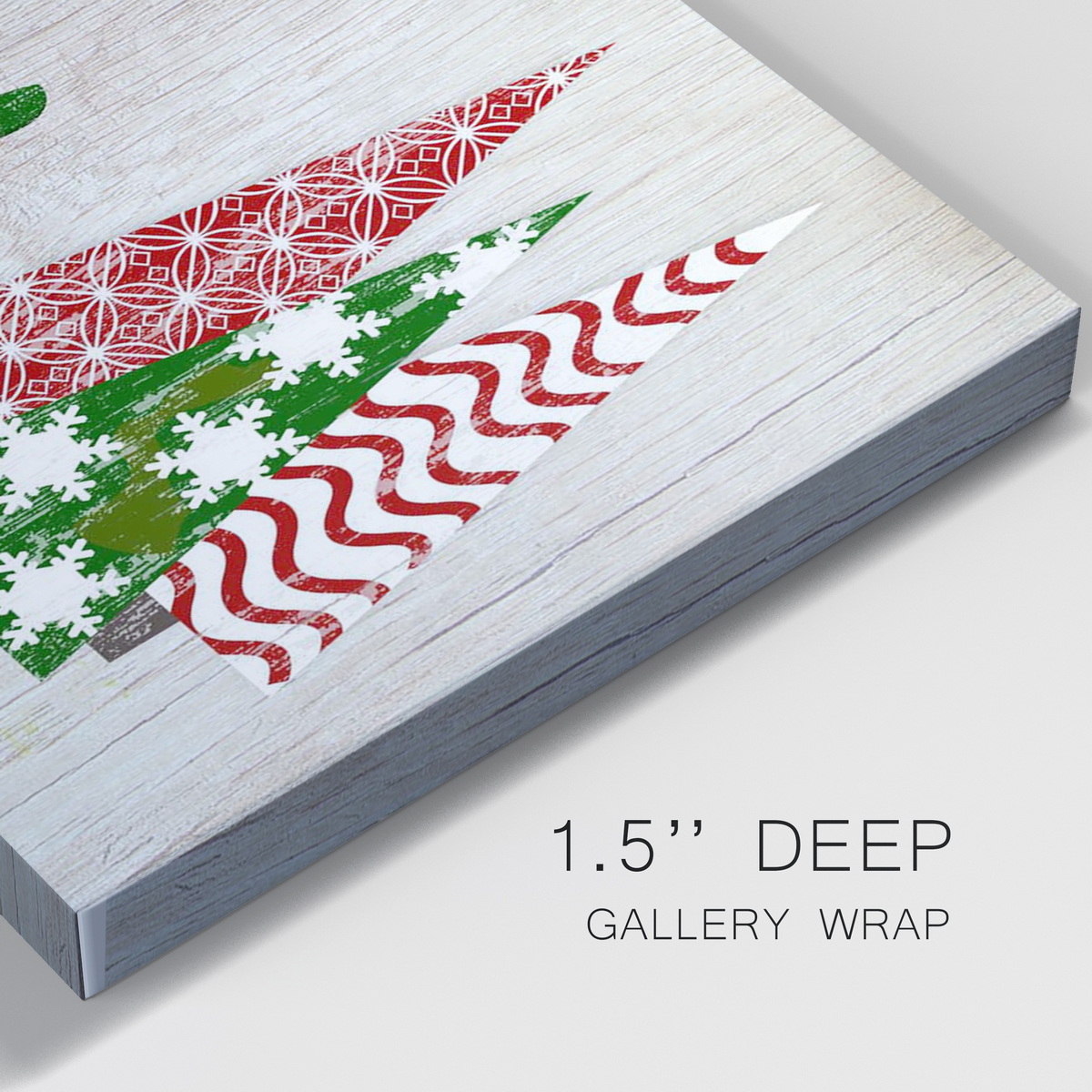Merry & Bright Premium Gallery Wrapped Canvas - Ready to Hang