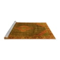 thumbnail image 2 of Ahgly Company Machine Washable Indoor Round Persian Yellow Traditional Area Rugs, 3' Round, 2 of 4
