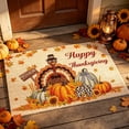 thumbnail image 6 of Fall Rug,Fall Outdoor Rug,Fall Door Mat Outdoor for Front Door, Fall Decorations for Home Welcome Doormat Non-Slip Washable Thanksgiving Pumpkin Hello Doormat(C 24*16in), 6 of 8