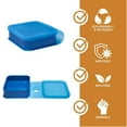 thumbnail image 3 of Silipint: Silicone Go Go Bowls: 2pk Sandwich Size: Deep Pool - Unbreakable, Microwavable, Flexible, Attached Lid, Travel, 3 of 7