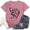 A-Pink183, variant on Women's Jesus Graphic Tee Short Sleeve Crew Neck Top Soft Casual Faith Blouse