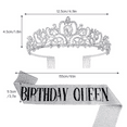 thumbnail image 3 of Crown BIRTHDAY GIRL Party Decoration Crown Headband Auto Show Ball Strap Set - style：style 19；, 3 of 6