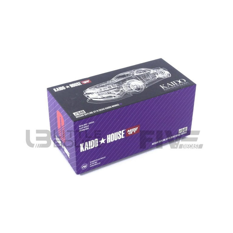 Kaido House x Mini GT Nissan Skyline GT-R R34 Kaido Works V1 Kaido House x Mini GT Nissan Skyline GT-R R34 Kaido Works V1