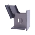 thumbnail image 4 of Amish-Made Squirrel House Feeder, Eco-Friendly Poly Lumber Post-Mount Decorative Feeder Gray/Light Gray, 4 of 5