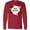 Red, variant on Inktastic Feliz Navidad Poinsettia Long Sleeve T-Shirt