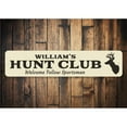thumbnail image 1 of Hunt Club Novelty Decor, Metal Wall Sign - 4x18 Inches, 1 of 4