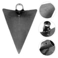 thumbnail image 3 of 1 pieza de herramienta de jardinería con cabezal de azada para excavar y desherbar (gris plateado), 3 of 8