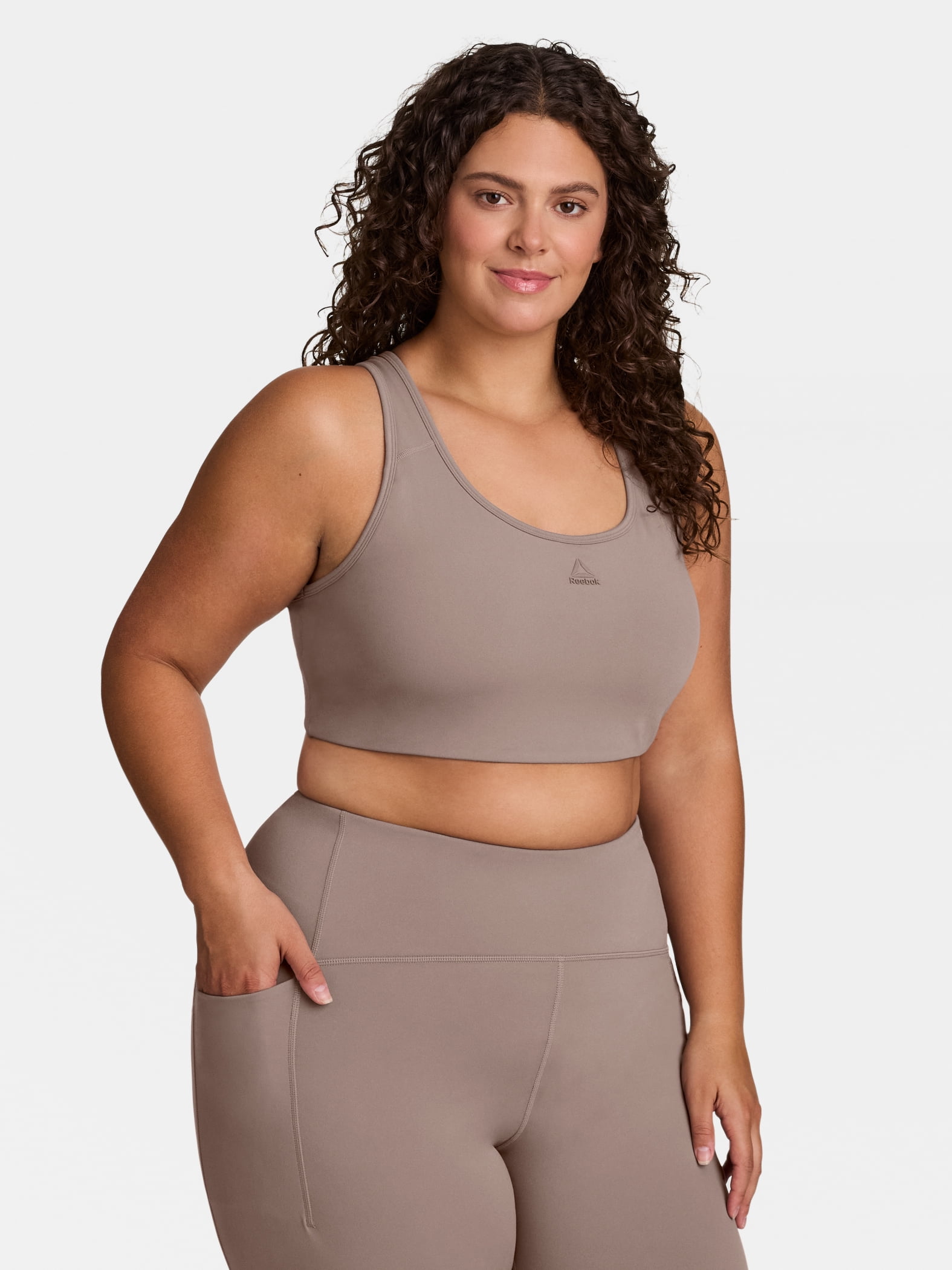 Reebok Women's Medium Impact Reflex Bra with Removable Cups, Sizes XS-4X