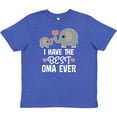 thumbnail image 3 of Inktastic Best Oma Ever Grandchild Gift Youth T-Shirt, 3 of 5