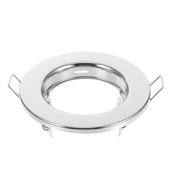 Hemoton Versatile Iron Recessed Light Trim For Mr16 Gu10 High Durability Simple Installation For Home And Commercial Lighting