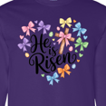 thumbnail image 4 of Inktastic He is Risen Easter Long Sleeve T-Shirt, 4 of 5