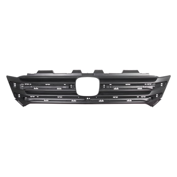 Ikon Motorsports Front Upper Grille Compatible with 2016-2018 Honda Pilot EX EX-L LX, OE Style Black ABS Replacement Front Bumper Hood Grill Cover Assembly