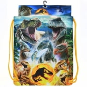 Jurassic World Drawstring Tote Backpack