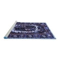 thumbnail image 2 of Ahgly Company Machine Washable Indoor Rectangle Persian Blue Traditional Area Rugs, 3' x 5', 2 of 4