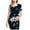 D, variant on Taqqpue Women's Maternity Dress Short Sleeve Crew Neck Bodycon Wedding Guest Pregnancy Dresses Printed Fitted Stretch Maternity Clothes Summer Boho Baby Shower Photoshoot