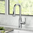 thumbnail image 3 of KRAUS Allyn Transitional Industrial Pull-Down Single Handle Kitchen Faucet in Chrome, 3 of 15